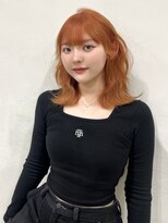 ゼスト 吉祥寺店(ZEST) 【籠倉】オレンジカラー/ブリーチ2/韓国ヘア/吉祥寺