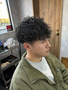 ヘアーアトリエルキナ(hair atelier LUCINA) スペインカールスパイラルパーマメンズカットメンズパーマ
