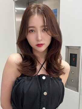 ベレーザシェルト(Beleza scelto) 4513髪質改善内巻きシャギーレイヤーロング韓国ワンホンヘア