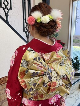 ルポ(REPOS)の写真/成人式・七五三・結婚式等、特別な日のお着付けはプロの技にお任せ◎お電話にてお問い合わせください♪