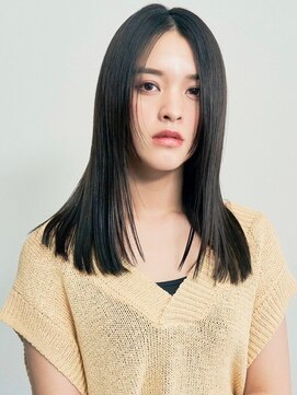 コトナ ヘアアンドリラックス 草加店(kotona Hair & relax) ダークブラック/ツヤ髪ストレート