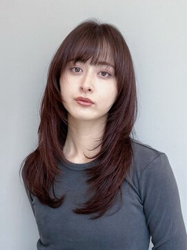 トリッカ シブヤ(TRICCA SHIBUYA) 髪質改善/ピンクベージュ/韓国/イメチェン/顔まわり/前髪