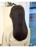 アッシュベージュ　LAケラチントリートメント　ブリーチなし