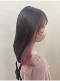 ピンクのインナーカラー/Tink横浜