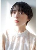 丸みショートxナチュラルブラック