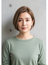 プラグ ヘアーデザイン 大名店(PLUG hair design)&nbsp;ショートボブ/ショートヘア/脱白髪染め/白髪ぼかし/髪質改善