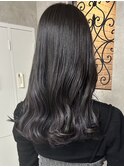 アプリコットオレンジくびれヘアハイライトカラー熊本