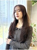 セミロングレイヤーカット