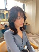 ロンドリゼル 札幌(Lond RiseL)&nbsp;ミディアムレイヤーカット/レイヤー/顔周り/韓国/髪質改善/札幌