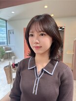 カルパ(calpa)&nbsp;伸ばしてる人にオススメな前髪&顔まわり小顔シースルーカット