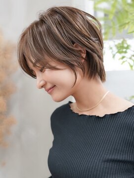 ギークス(GEEKS) 【GEEKS渋谷】冬カラー/レイヤーショート/顔周りレイヤー/ウルフ