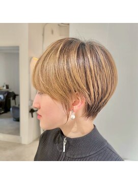 ジュベ 別府店(juve.) 別府ショートボブ顔まわりレイヤーカット髪質改善カラー30代