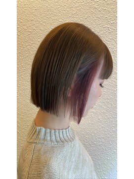 切りっぱなしボブ