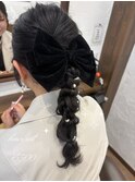 ヘアセット結婚式お呼ばれ20代30代
