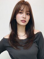 レジナヴィータ 栄(Reginavita)&nbsp;レイヤー 前髪カット ブラウンカラー 透明感カラー 髪質改善