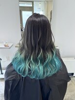リーラ(Lila)&nbsp;グラデーションカラー×ターコイズブルー