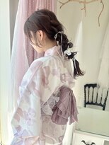 ユルフ(yulf)&nbsp;浴衣×編み下ろし（＾_＾）