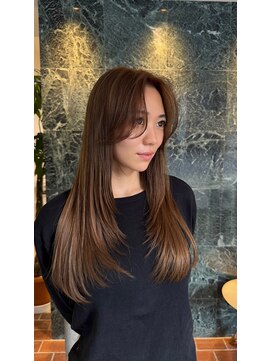 ヘアープレイス ヴィブ(hair place VIVE) 明るめブラウン大人っぽいレイヤーカット