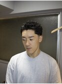 スパイキーショート×テーパーフェード