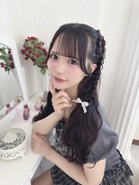リルミー ミュエナ 大須 矢場町(Lilme myuena)&nbsp;ダークパープル/ナチュラルショート/ミルクブラウン/夏/名古屋