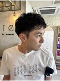 ツーブロ/スパイキーショート/ピンパーマ/シャドウパーマ
