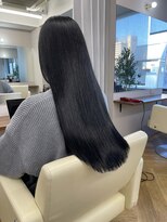 アンドカオマワリカットファム(Fann.)&nbsp;髪質改善 水素トリートメント レイヤー 顔まわり 艶髪ストレート