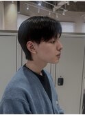 メンズカット/メンズショート/コンマバング/ミニウルフ/眉毛