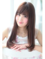 セレスト なんば店(CELESTE)&nbsp;さらさら可愛いラフロングストレート♪【なんば店】