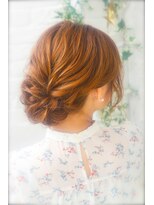 ヘアメイクサロンシャルメ(Hair Make Salon CHARMER)&nbsp;結婚式☆二次会★ナチュラル♪シニヨンへアセット