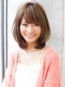 アフロート ディル(AFLOAT D'L) 《AFLOATディル裕二朗》ふんわり小顔を引き出すミディアムヘア