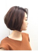 大人柔らかショートボブ