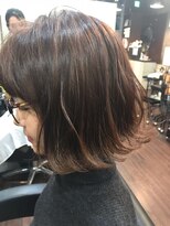 シエル 立川店(CIEL) 似合わせボブ×切りっぱなしボブ×前髪あり