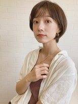 【LIBRE恵比寿】シースルーバングと耳かけ可愛い大人ボブ