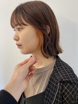 シキ 渋谷(siki)&nbsp;【siki】inner orange bob （原宿/表参道）