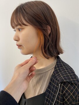 シキ 渋谷(siki) 【siki】inner orange bob （原宿/表参道）