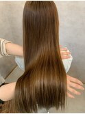 【柔らかい仕上がり】縮毛矯正 思わず触りたくなる艶髪☆ロング