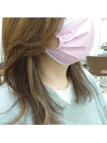 オルオル(OluOlu)&nbsp;秋色インナーカラー☆カーキ♪〔八戸,田向〕