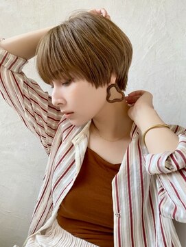 クオート(quoit) 【quoit】大人ナチュラルなマッシュショート（ 堀江/四ツ橋 ）α