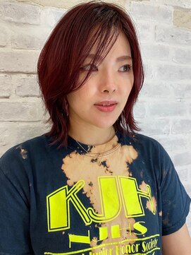 ラルマミット(lalma mit) 【大人ウルフ】×red color