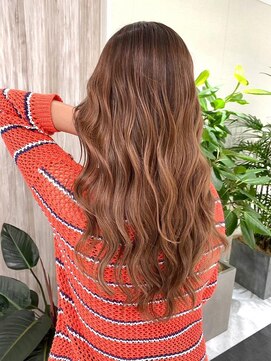 エアー 横浜(AIR) 【寺本】暖色系脱白髪染めハイライト！