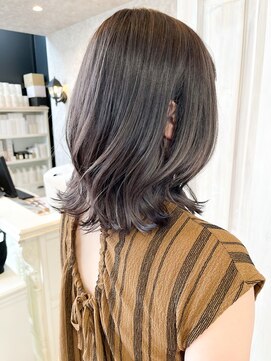 キャアリー(Caary) 福山美容室caary大人気イルミナカラー　パープルグレージュ