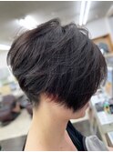 刈上げ女子/ショートボブ/お洒落
