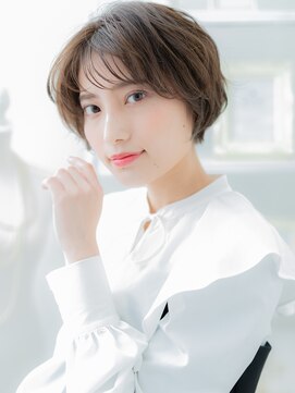 モッズヘア 越谷(mod's hair) シースルーバングゆるふわ小顔ボブショートa越谷20代30代40代
