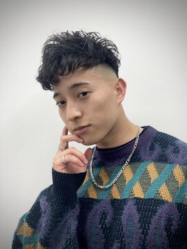 ヒロギンザ 川崎店(HIRO GINZA) スペインカール×スキンフェード