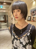 ボブレイヤー・ウルフボブ・大人ボブ・暗髪・銀座京橋20代30代