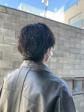 ネクストメンズ 表参道(NEXT men's) マッシュパーマ/ウルフ/アッシュブラック/カルマパーマ/ウルフ