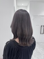 モア 岡崎(more)&nbsp;stylist大山   透け感グレージュ   ブリーチあり
