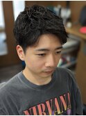波巻きツイストスパイラルパーマ
