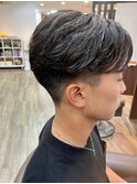 丸型卵形ストレートレイヤーエアリーロング美髪アッシュブラウン