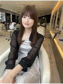 ★岡田有加★20代30代★銀座★清楚系ストレートスタイル